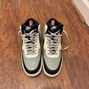 Nike Court Vision Mid Next Nature "Light Smoke Grey/Black/Sail" Men's Shoe